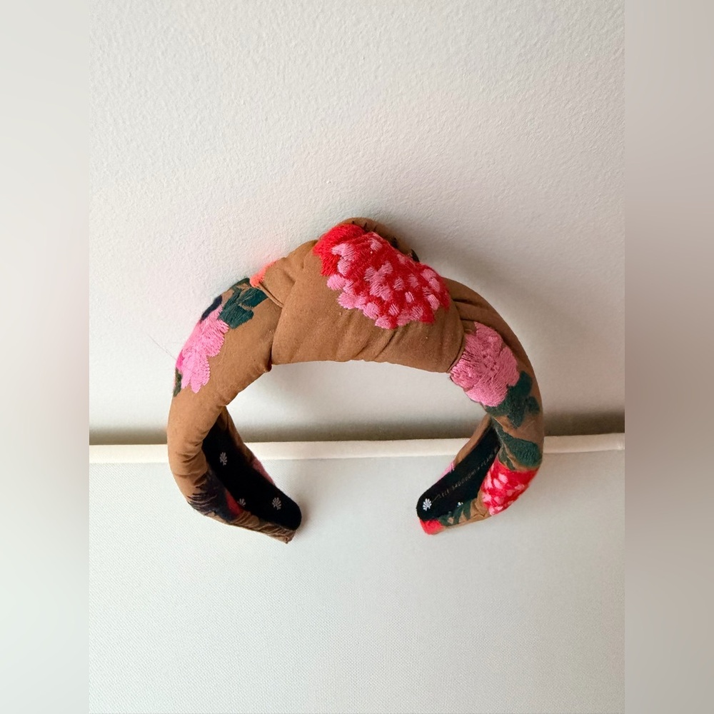 Lele Sadoughi x Pearl by Lela Rose Embroidered Headband